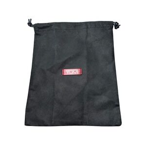 Tumi Black Drawstring Dustbag Pouch Bag Accessory Travel Organizer Small